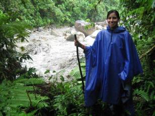 En el trabajo de campo para mi tesis de pregrado en Cusco - Perú